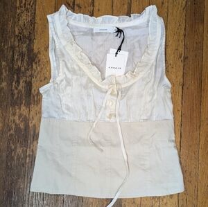 NWT white coach top
